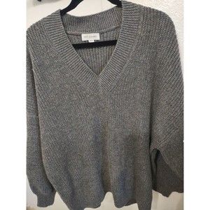 Free assembly V neck grey sweater